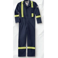 Bulwark Men's Classic Coverall w/Reflective Trim - Navy Blue